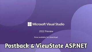 Concept of postback and viewstate using web form ASP.NET
