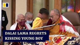 Dalai Lama apologises after asking young boy to ‘suck his tongue’