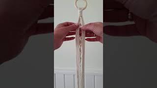 Plant hanging tutorial.macrame