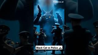 Black Cat fights with Police 