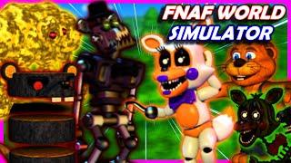 FNAF World Simulator | STEALING Chipper's Axe And Beating Up Lolbit! [Part 2]