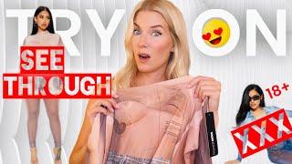   SEE THROUGH Outfits! TRY-ON HAUL   Fun SHEER Stuff from FashionNova.com w/ Kat Wonders