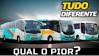 CAPÔ DO MOTOR PARECE UM CAIXÃO? 3 ÔNIBUS DIFENTES, DIFERENÇAS ENTRE COMIL, MASCARELLO E IRIZAR