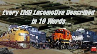 Every EMD Locomotive Described in 10 Words or Less