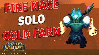 WoW Classic - Fire Mage Solo Dire Maul East Gold Farm! 12 Min Jump Run!