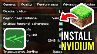 How To Install Nvidium In Minecraft - Full Guide