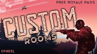 Unlimited TDM Custom Rooms  Live | Pubg Mobile |  DTNeel