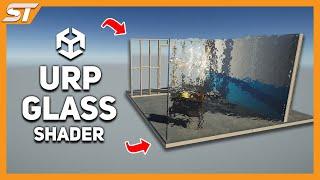 Glass Shader in Unity URP (Reflection - Distorted - Frosted)