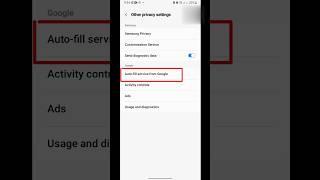 turn ON/OFF autofill with Google | autofill with Google ko off/on kaise kare | #shorts