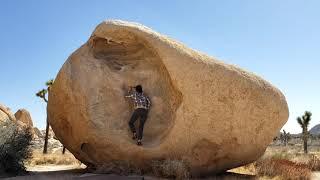 The Womb V0 | Joshua Tree bouldering