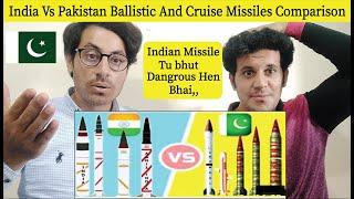 India vs Pakistan Ballistic and Cruise Missiles Comparison