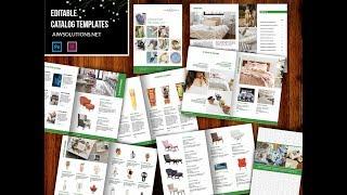 How to use Indesign wholesale Catalog Template id07