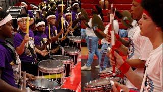 Percussion Battle - Dallas Carter "Phunc Phac Toe Re" VS Marlin High School  "T.H.S." Drumline 2023