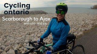 Cycling Ontario Scarborough to Ajax with Cha and Jay