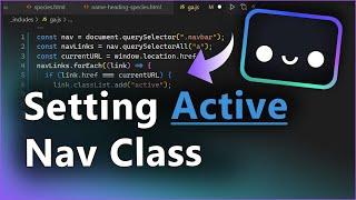 Astro - Adding Active Class in Navbar with Javascript