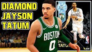 DIAMOND JAYSON TATUM GAMEPLAY! THIS CARD DOES NOT MISS! NBA 2k18 MYTEAM