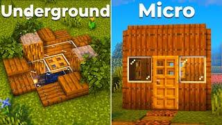 3 Simple Starter Bases for Survival Minecraft! #12