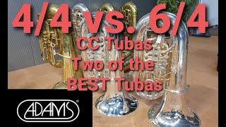 Adams Tuba - 4/4 vs. 6/4 Tuba - Soundcheck of the gigants - two of the best Tubas at the market!