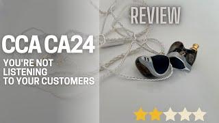 Do expensive CCA & KZ earphones SUCK? - CCA CA24 Review 