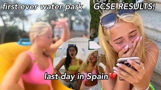 my FIRST GCSE result, my FIRST time at a waterpark.. *spain vlog*