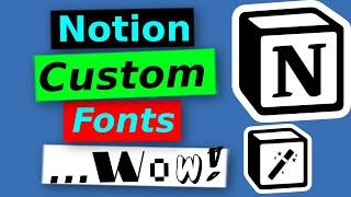 How to Change fonts in Notion | Notion Enhancer Custom Font Chooser | FREE Notion Add on