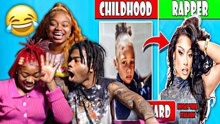 Guess the Female Rapper By Their Childhood photo   | REACTION