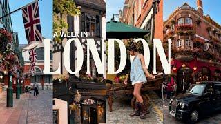 A WEEK IN LONDON a cozy girl travel vlog