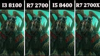 I3 8100 vs R7 2700 vs I5 8400 vs R7 2700X | Comparison |