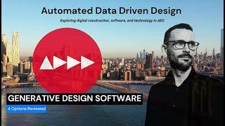 4 AMAZING #GENERATIVEDESIGN SOFTWARE OPTIONS FOR ARCHITECTS
