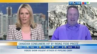 Inflation! Canadian consumers hit by rising Food Prices in 2022