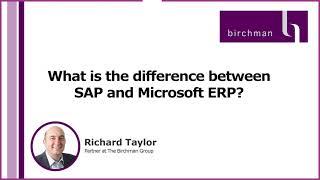 What Is The Difference Between SAP and Microsoft ERP