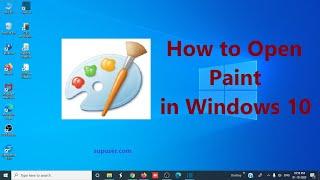 Windows 10 | How to Open Paint