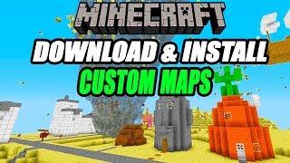 Minecraft How To Download & Install Custom Maps Tutorial