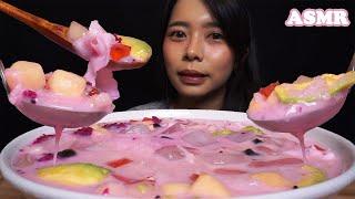 ASMR Es Campur Buah (Fruits & Jelly ICE Dessert) | REFRESHING Crunchy Eating Sounds 