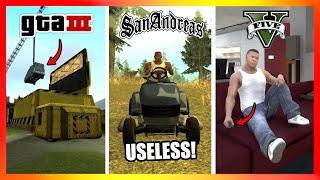 Most USELESS THING in Every GTA Game! (GTA 3 → GTA 5)