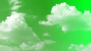 Clouds Green Screen 4K | Green Screen White Clouds | Waqas Tech