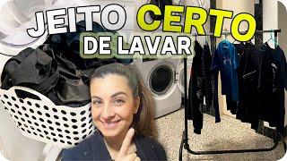 COMO LAVAR CORRETAMENTE ROUPAS PRETAS E ESCURAS NA MÁQUINA DE LAVAR ROUPAS