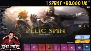 Opening RELIC SPIN & I SPENT +60.000 UC - PUBG MOBILE