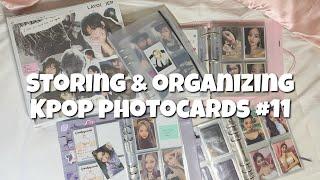 storing + organizing kpop photocards 11 (bts, twice, itzy, purple kiss, aespa)