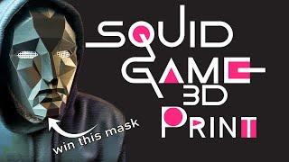 3d printed Squid Games Leader mask