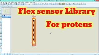 Flex sensor library for Proteus \\ how to simulate Flex sensor in Proteus \\ E Infotainment