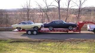 SLOAN Kwik Load Texas Rollback 2 Car gooseneck Trailer NO RESERVE 3 DAY! VIDEO!!