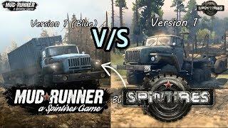 Mudrunner vs Spintires Vehicles Comparison