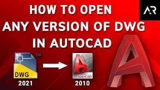 HOW TO CONVERT HIGHER VERSION AUTOCAD FILE INTO LOWER VERSION FOR FREE
