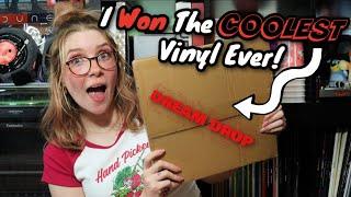 I WON The Coolest *Autographed* Vinyl Record EVER! | Unboxing 