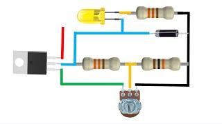 lm317 motor speed control circuit