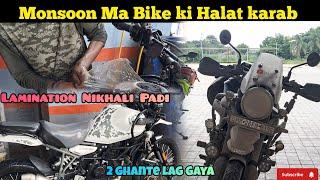 2 GHANTA LAG GAYA BIKE WASH MA [Mosoon Ma Bike Ki Halat Karab] 