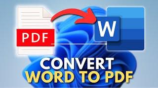 How to Convert PDF to Word