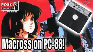 Macross Countdown! (PC-88 Paradise) an 8bit Macross shooter for PC-88, MSX, Fujitsu FM-7, Sharp X1