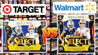 TARGET vs WALMART (2023 Select Football Mega Boxes)